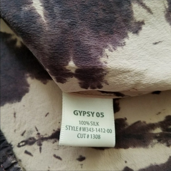 Gypsy 05 Silk Racerback Tie Dye Tank Top - Picture 3 of 4